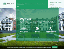 Tablet Screenshot of profitdevelopment.com.pl
